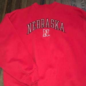 nebraska crewneck